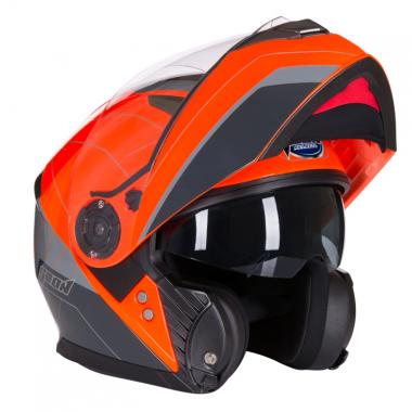 Мотошлем GEON 950 TOUR (модуляр) с очками GREY/ORANGE